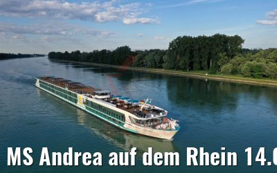 MS Andrea auf dem Rhein 14.07.2020