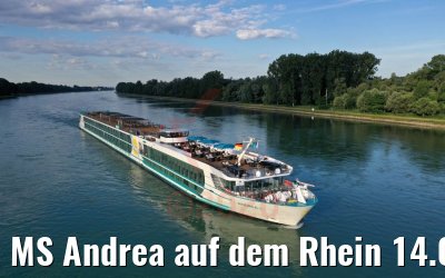 MS Andrea auf dem Rhein 14.07.2020