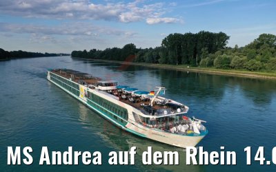 MS Andrea auf dem Rhein 14.07.2020