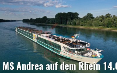 MS Andrea auf dem Rhein 14.07.2020