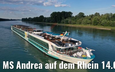 MS Andrea auf dem Rhein 14.07.2020