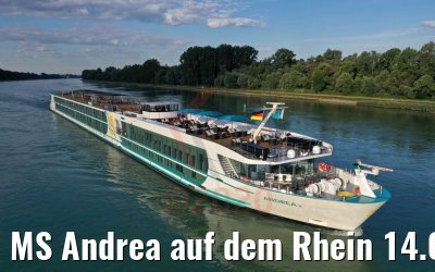 MS Andrea auf dem Rhein 14.07.2020