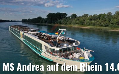 MS Andrea auf dem Rhein 14.07.2020