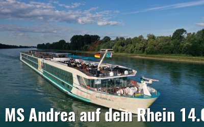 MS Andrea auf dem Rhein 14.07.2020