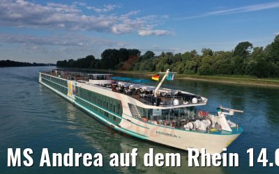 MS Andrea auf dem Rhein 14.07.2020