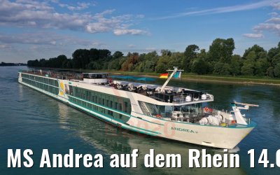 MS Andrea auf dem Rhein 14.07.2020