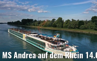 MS Andrea auf dem Rhein 14.07.2020