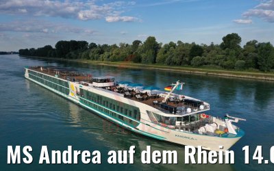 MS Andrea auf dem Rhein 14.07.2020