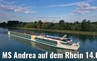 MS Andrea auf dem Rhein 14.07.2020