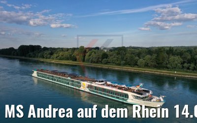 MS Andrea auf dem Rhein 14.07.2020