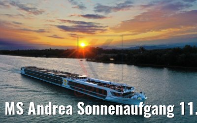 MS Andrea Sonnenaufgang 11.07.2020