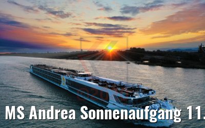 MS Andrea Sonnenaufgang 11.07.2020