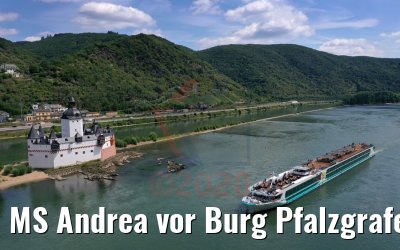 MS Andrea vor Burg Pfalzgrafenstein 15.07.2020