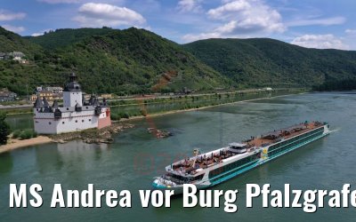 MS Andrea vor Burg Pfalzgrafenstein 15.07.2020