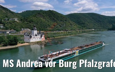 MS Andrea vor Burg Pfalzgrafenstein 15.07.2020