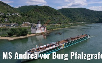MS Andrea vor Burg Pfalzgrafenstein 15.07.2020