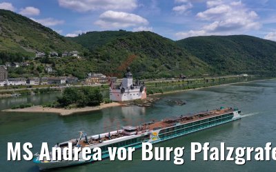 MS Andrea vor Burg Pfalzgrafenstein 15.07.2020