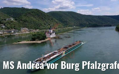 MS Andrea vor Burg Pfalzgrafenstein 15.07.2020