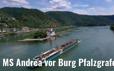MS Andrea vor Burg Pfalzgrafenstein 15.07.2020