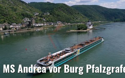 MS Andrea vor Burg Pfalzgrafenstein 15.07.2020