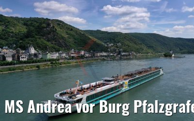 MS Andrea vor Burg Pfalzgrafenstein 15.07.2020