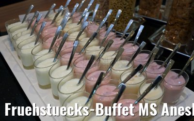 Fruehstuecks-Buffet MS Anesha 26.06.2015