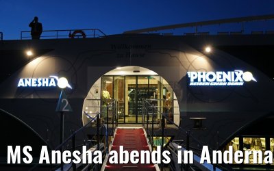 MS Anesha abends in Andernach 25.06.2015