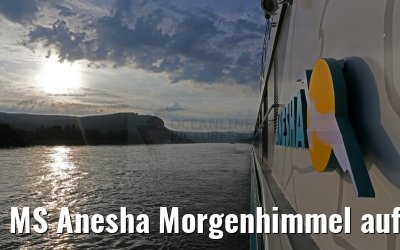 MS Anesha Morgenhimmel auf dem Rhein 26.06.2015
