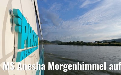 MS Anesha Morgenhimmel auf dem Rhein 26.06.2015