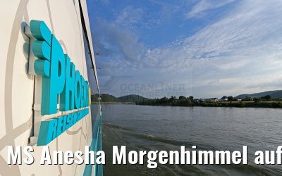 MS Anesha Morgenhimmel auf dem Rhein 26.06.2015