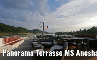 Panorama Terrasse MS Anesha morgens 26.06.2015