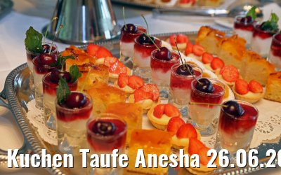 Kuchen Taufe Anesha 26.06.2015