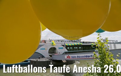 Luftballons Taufe Anesha 26.06.2015