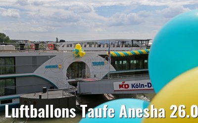 Luftballons Taufe Anesha 26.06.2015