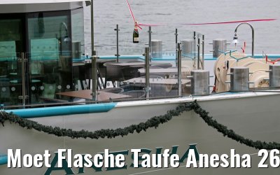 Moet Flasche Taufe Anesha 26.06.2015