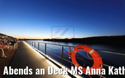 Abends an Deck MS Anna Katharina
