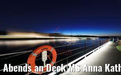Abends an Deck MS Anna Katharina