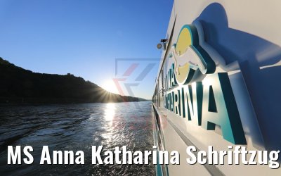 MS Anna Katharina Schriftzug Bordwand