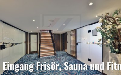 Eingang Frisör, Sauna und Fitness Center MS Annabelle