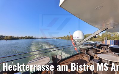 Heckterrasse am Bistro MS Annabelle