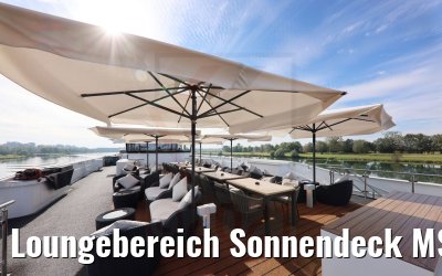 Loungebereich Sonnendeck MS Annabelle