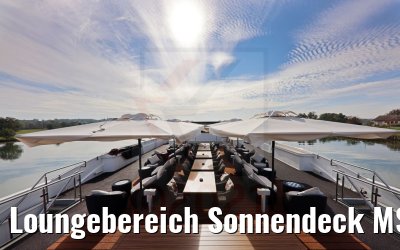 Loungebereich Sonnendeck MS Annabelle