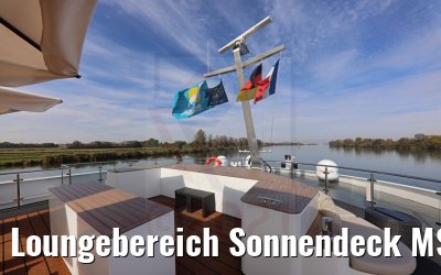 Loungebereich Sonnendeck MS Annabelle