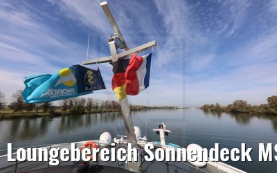 Loungebereich Sonnendeck MS Annabelle