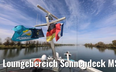 Loungebereich Sonnendeck MS Annabelle