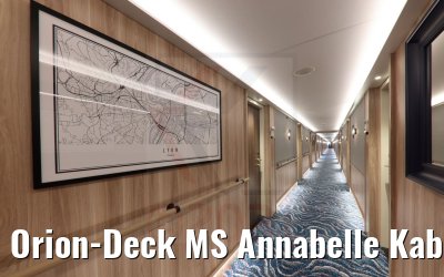 Orion-Deck MS Annabelle Kabinengang