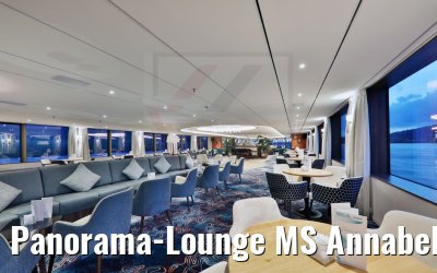 Panorama-Lounge MS Annabelle abends