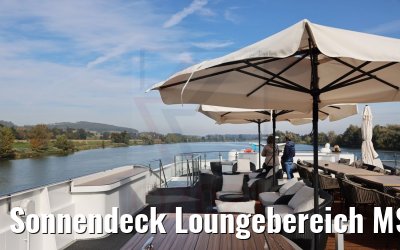 Sonnendeck Loungebereich MS Annabelle