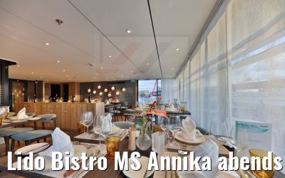 Lido Bistro MS Annika abends