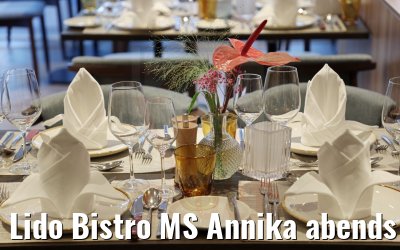 Lido Bistro MS Annika abends